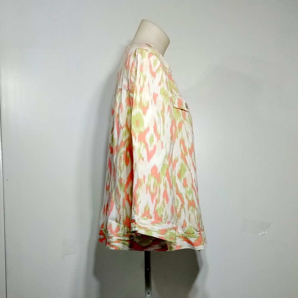 Ruby Rd Button Down Light Weight Jacket Sz 16W - Picture 3 of 5
